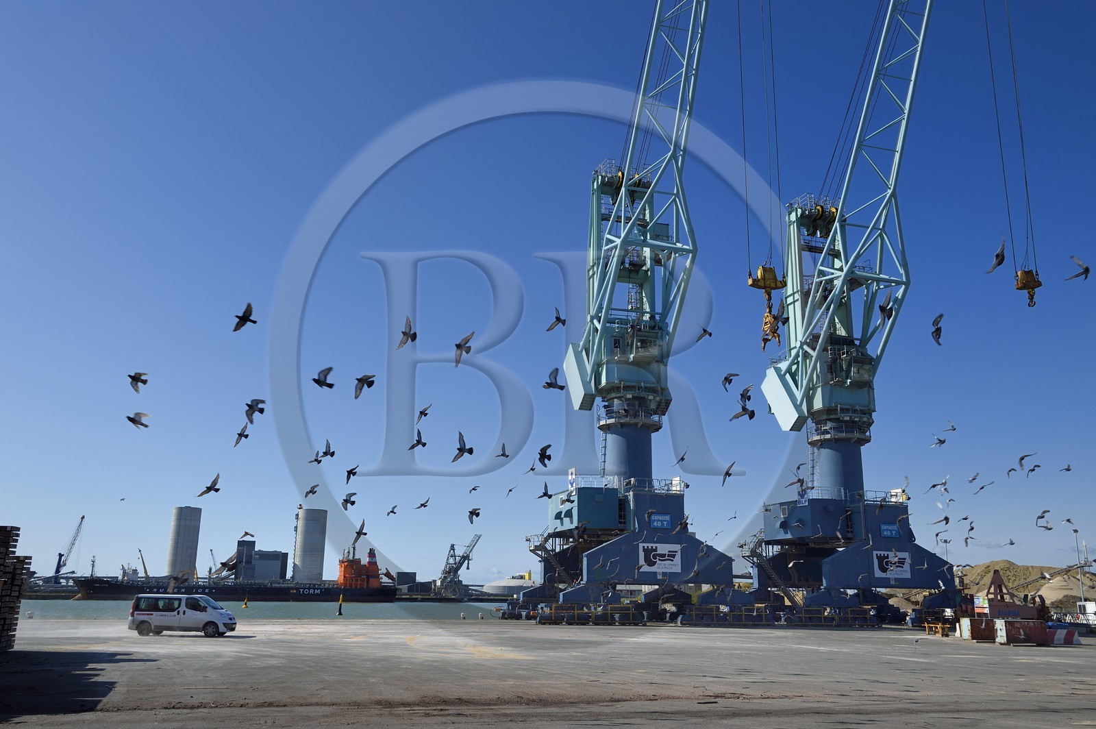 France, Charente-Maritime (17), La Rochelle, le Port Atlantique La Rochelle, port de commerce