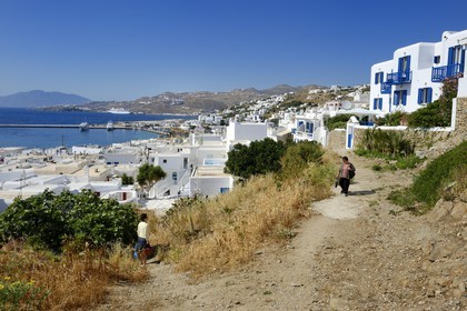 Grèce, Les Cyclades, mer Égée, île de Mykonos, Chora (Mykonos town)