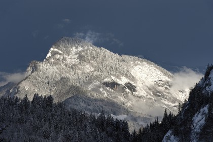 France, Haute-Savoie (74), Taninges, massif du Chablais, Pic de Marcelly