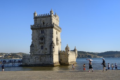 Portugal, Lisbonne, Bélem, Tour de Bélem (Torre de Bélem), classé Patrimoine Mondial de l'UNESCO