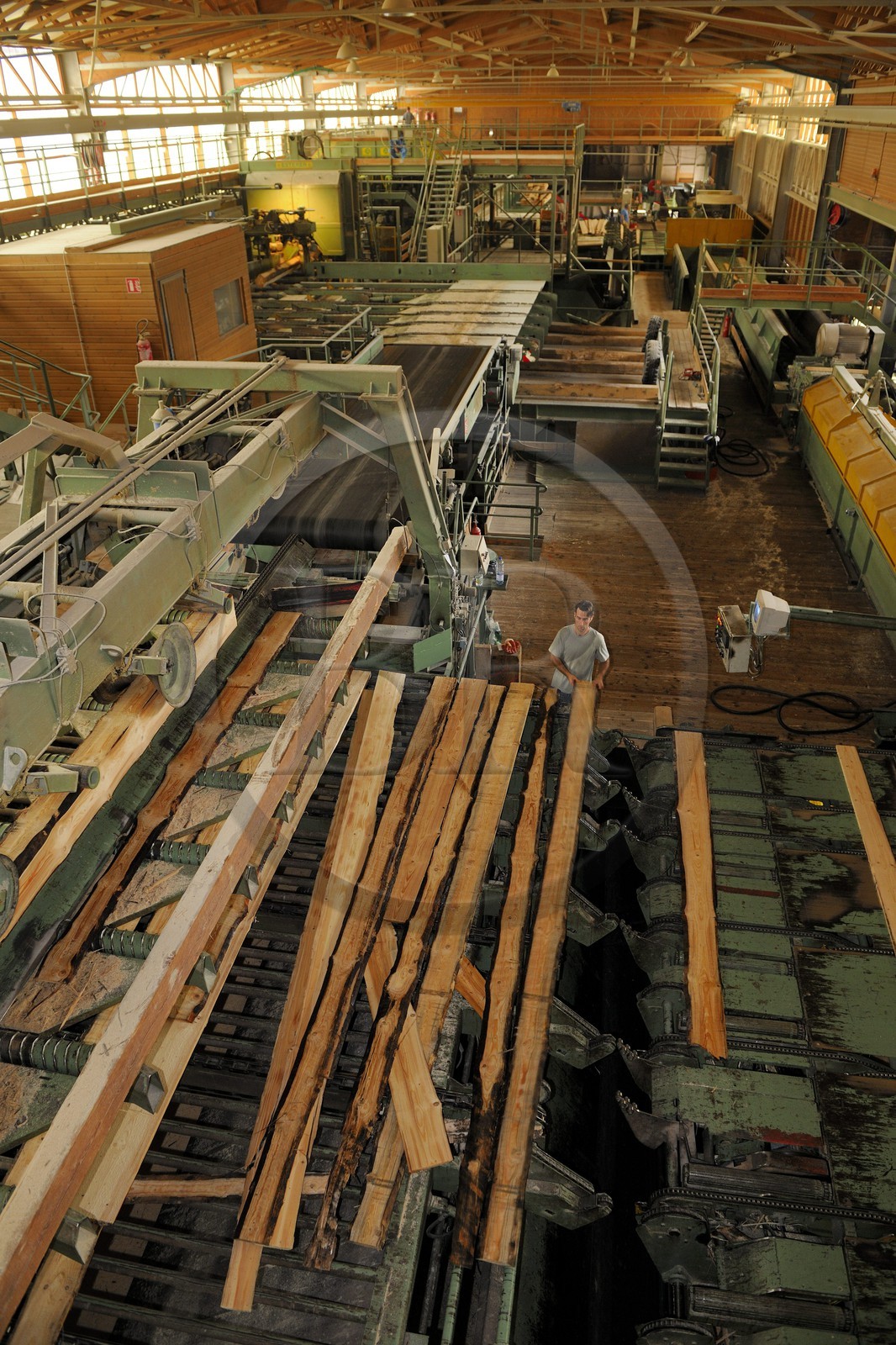 France, Moselle, Abreschviller Sciages sawmill