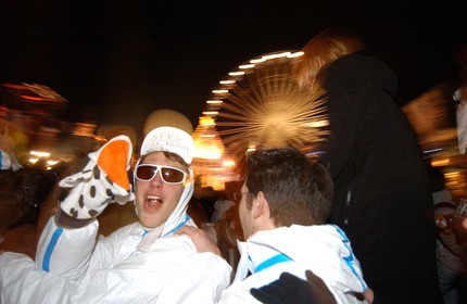 France, Nord, inauguration of Lille 2004, white ball on the main