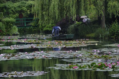 France, Eure (27), Giverny, le jardin de Claude Monet, le Jardin d'Eau