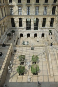 France, Paris (75), Musée du Louvre, la cour Marly