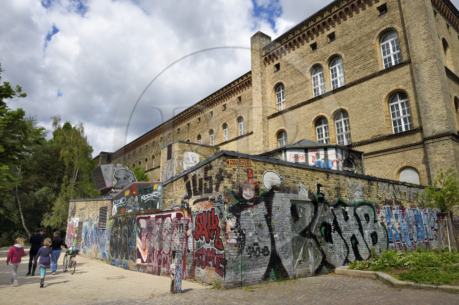 Allemagne, Berlin, quartier de Kreuzberg, Kunstraum Kreuzberg-Bethanien dans un ancien hopital