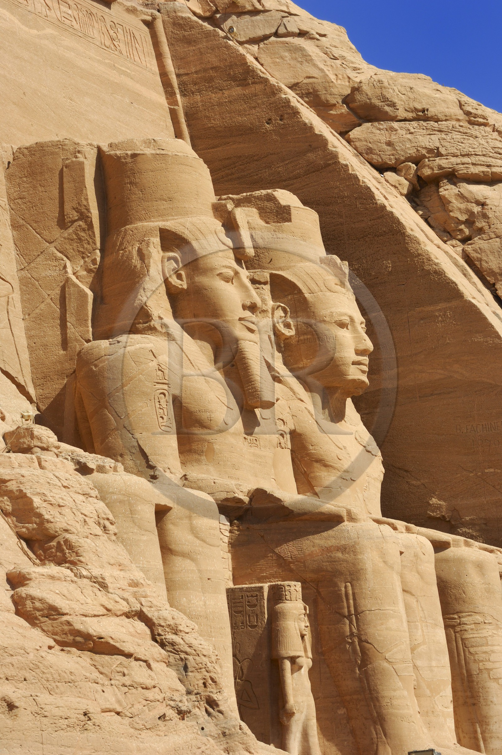 Egypt, Upper Egypt, Nubia, Abu Simbel, site listed as World Heritage by UNESCO, Ramesses II Temple