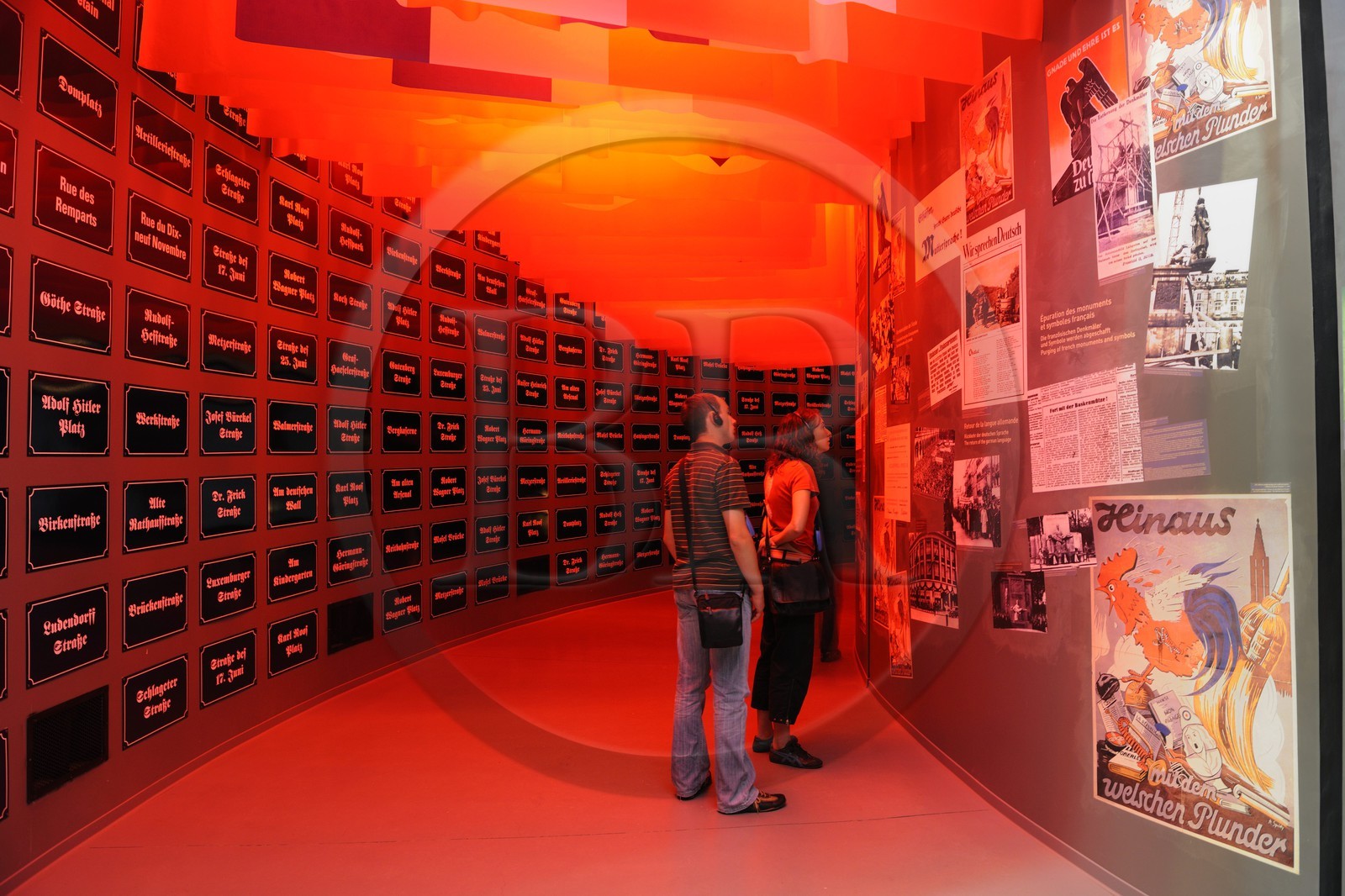 France, Bas-Rhin (67), Schirmeck, Mémorial de l'Alsace-Moselle, mise au pas et incorporation de force