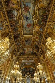 France, Paris (75), l'Opéra Garnier, le Grand Foyer