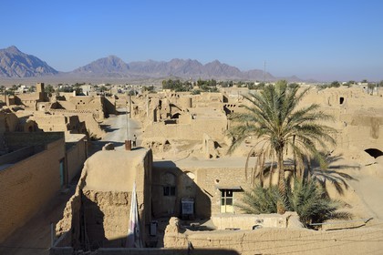 Iran, Province d'Ispahan, désert du Dasht-e Kavir, région de Khur et Biabanak, la vieille ville de Bayazeh
