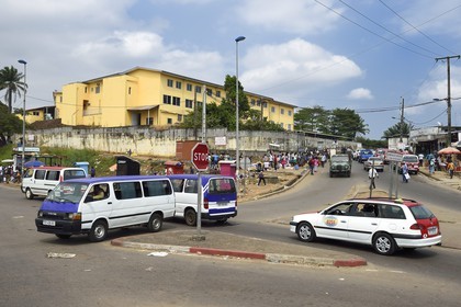 Gabon, Libreville, on the Route National 1 (state highway)