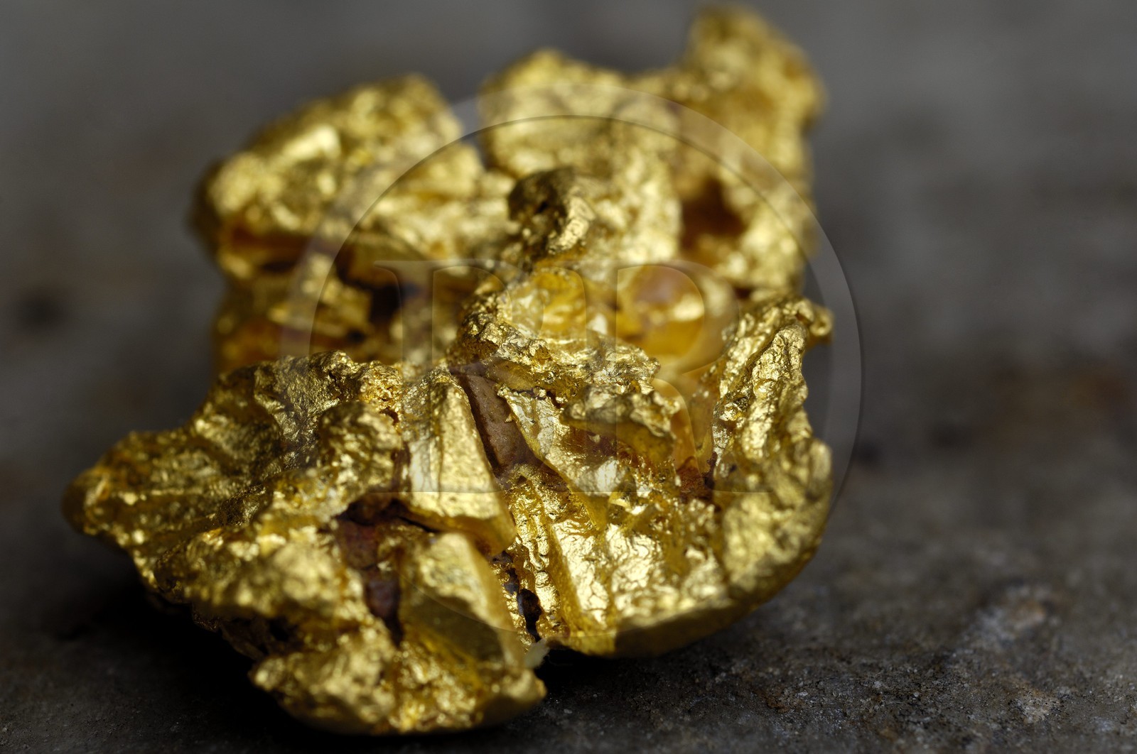 Brazil, Minas Gerais state, Ouro Preto, gold nugget from a mine (Gold Route, Estrada Real)