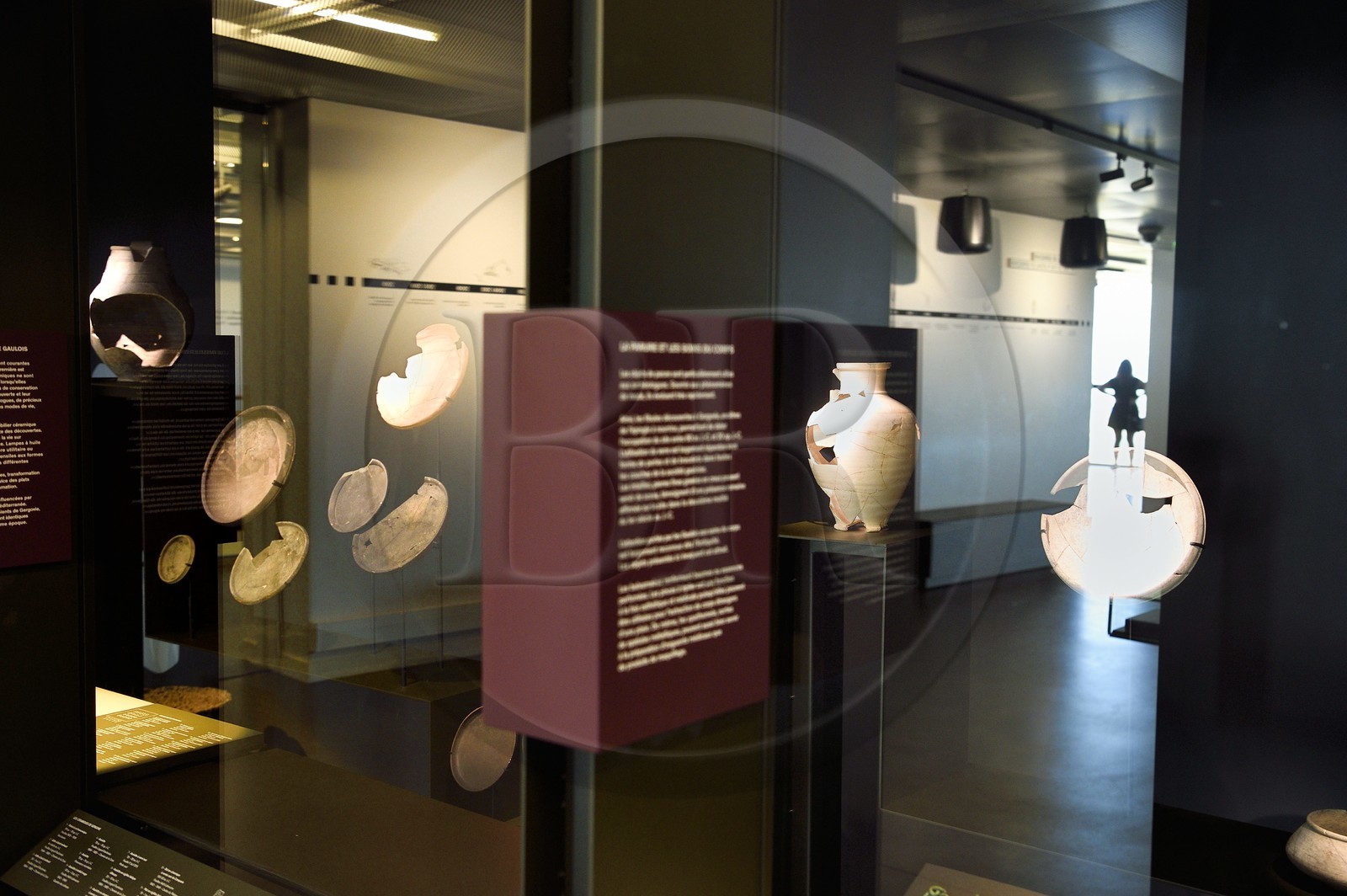 France, Puy-de-Dôme (63), plateau de Gergovie, site historique de la bataille entre les Arvernes et les légions de César en 52 avant Jésus-Christ, Musée Archéologique