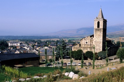 Spain, Catalonia, Spanish enclave, small village of Llivia in the high plateau of Cerdagne