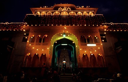 Inde, état du Rajasthan, ville de Pushkar, temple de Rama Vaikunth