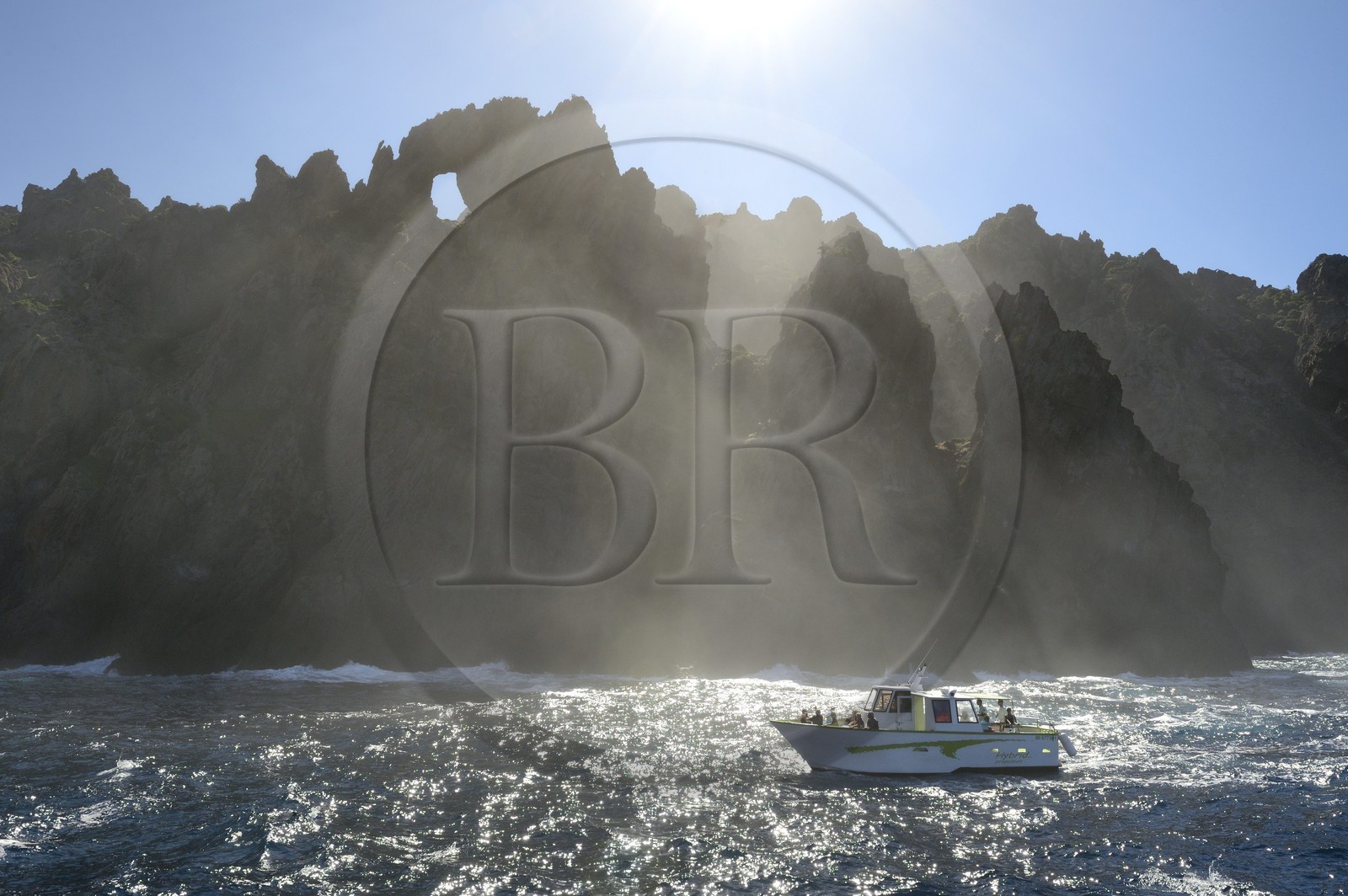 France, Corse-du-Sud (2A), Golfe de Porto, classé Patrimoine Mondial de l'UNESCO, Réserve naturelle de Scandola