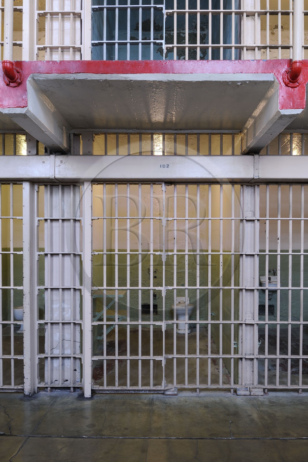 Etats-Unis, Californie, San Francisco, cellule de la prison d'Alcatraz