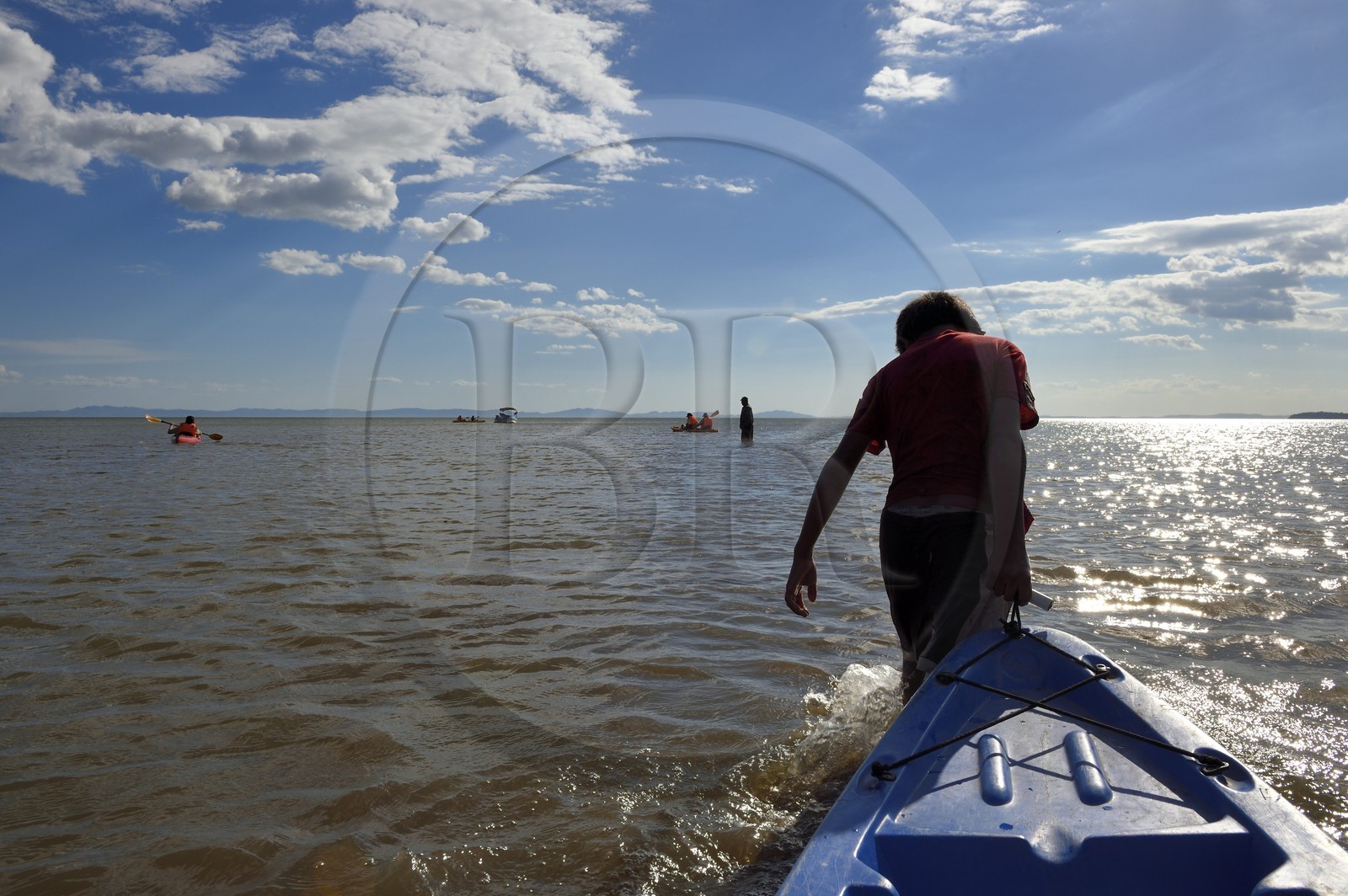 Nicaragua, Ile d'Ometepe sur le lac Nicaragua, kayak sur le lac