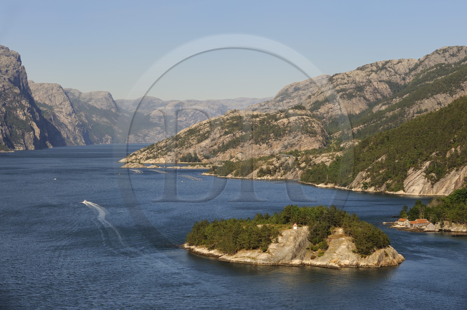 Norvège, Rogaland, le Lysefjord, fjord de Lysebotn