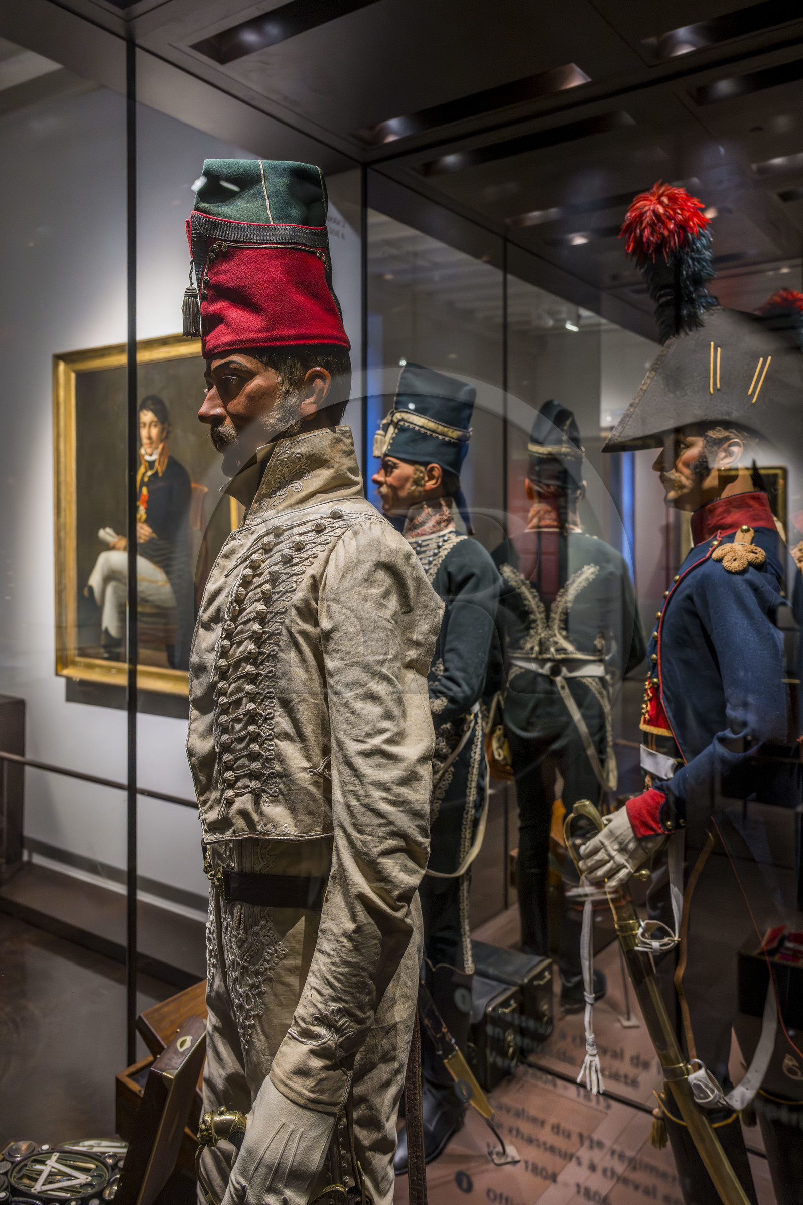 France, Paris (75), Hotel des Invalides, Musée de l'Armée, soldats de l'époque napoléonienne