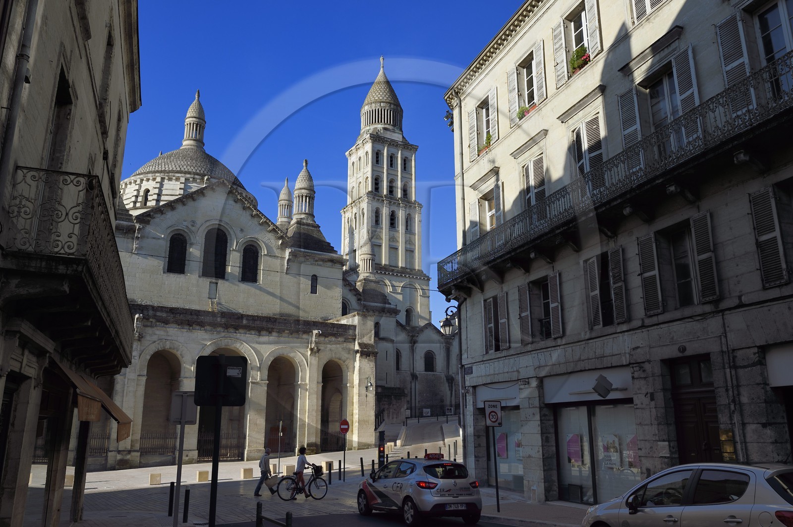 France, Dordogne (24), Périgord Blanc, Périgueux, Cathédrale Saint-Front, étape sur le chemin de Saint-Jacques-de-Compostelle site classé Patrimoine Mondial de l'UNESCO
