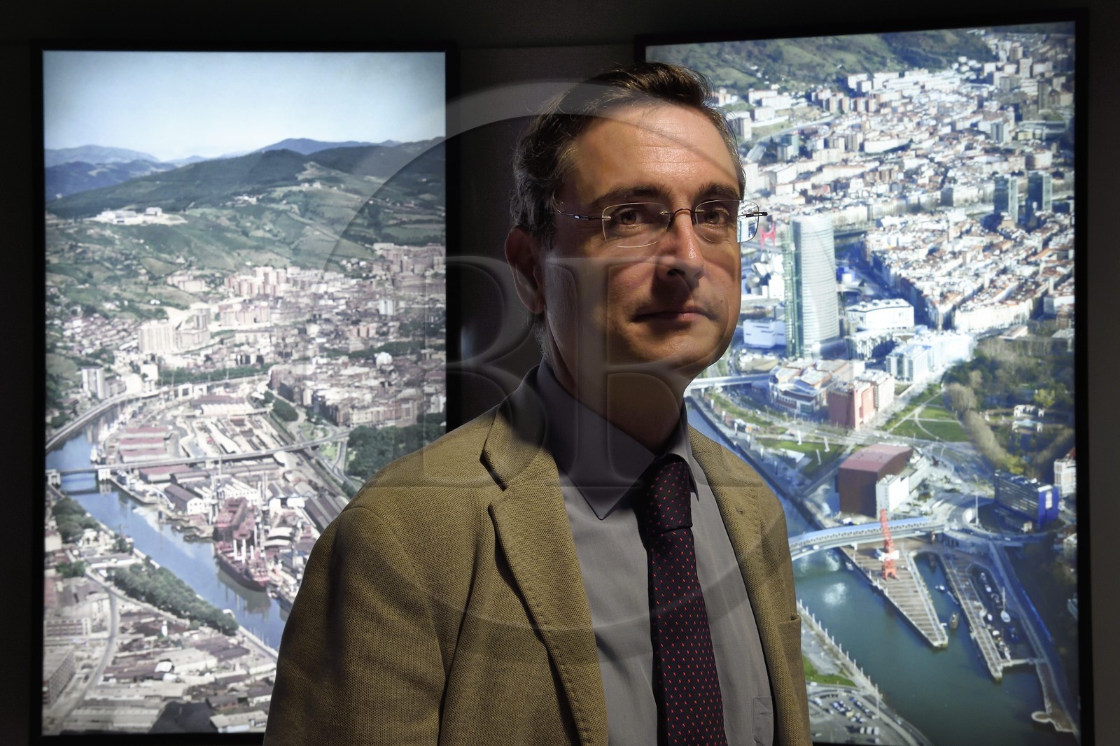 Espagne, Pays basque espagnol, Biscaye, Bilbao, Musée Maritime Ria de Bilbao, le directeur Jon Ruigomez matxin