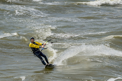 France, Vendée (85), Saint-Jean-de-Monts, kitesurf