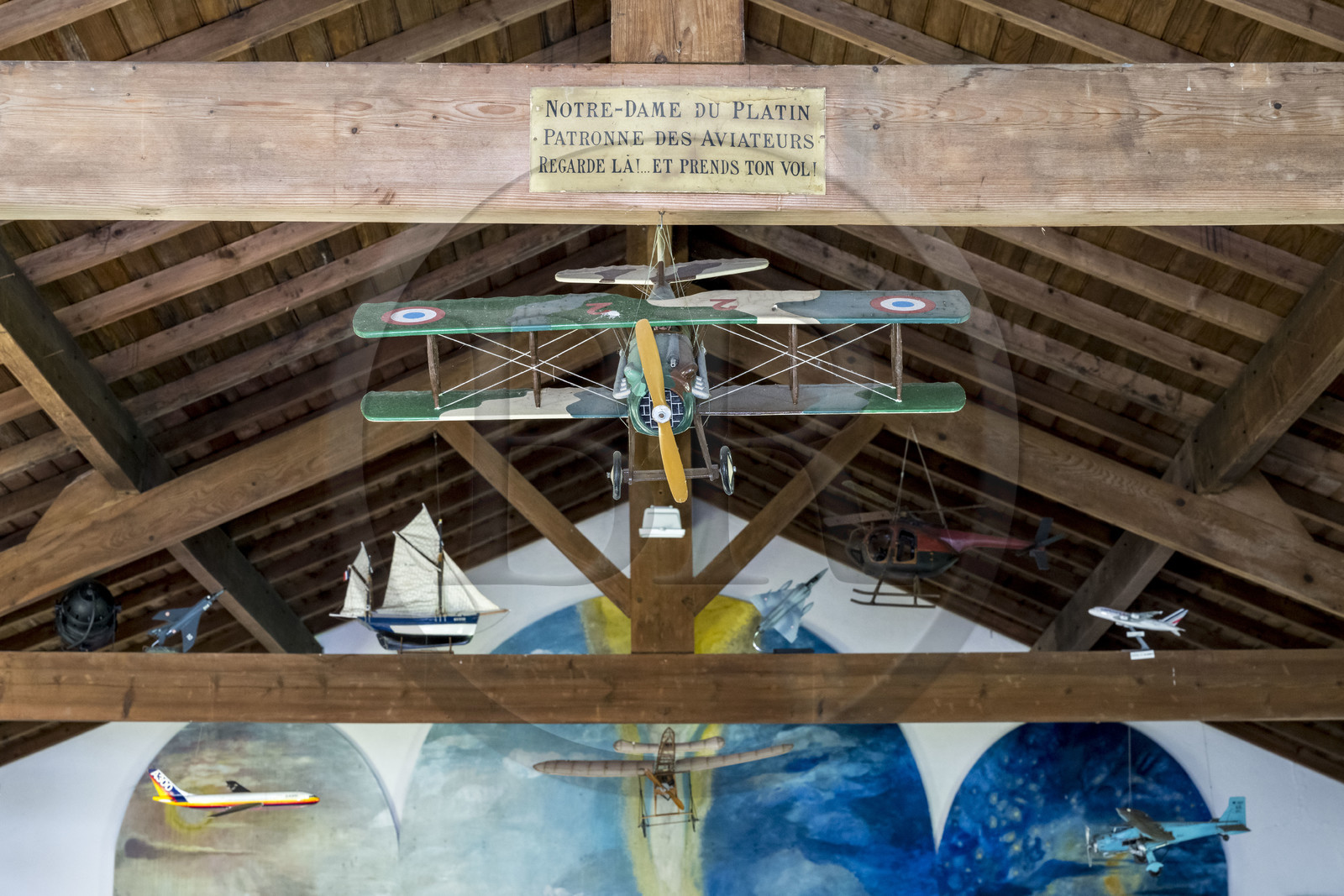 France, Charente-Maritime (17), région de Royan, Saint-Palais-sur-Mer, chapelle Notre-Dame-des-Aviateurs appelée Notre-Dame du Platin jusqu'en 1909