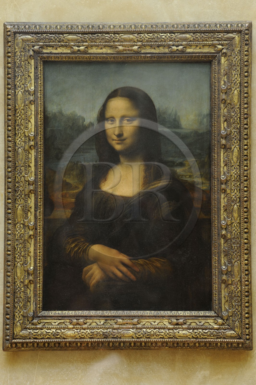 France, Paris (75), Musée du Louvre, la Joconde de Leonard de Vinci