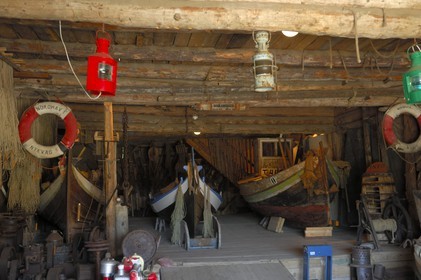 Norvège, Nordland, Iles Lofoten, Ile de Moskenes, musée de la pêche au village de A (Å)