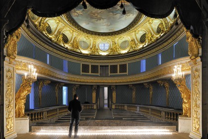 France, Yvelines, Chateau de Versailles, listed as World Heritage by UNESCO, Domaine de Marie Antoinette (Queen Marie Antoinette' domain), the Queen's Theatre
