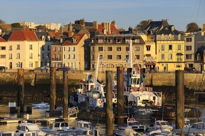 France, Seine-Maritime, Dieppe, the harbour and the district of the Pollet