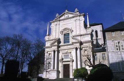 France, Savoie (73), Chambéry, château des ducs de Savoie, la Sainte chapelle