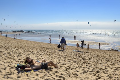 Portugal, région de Lisbonne, Cascais, plage de Guincho sur la côte d'Estoril