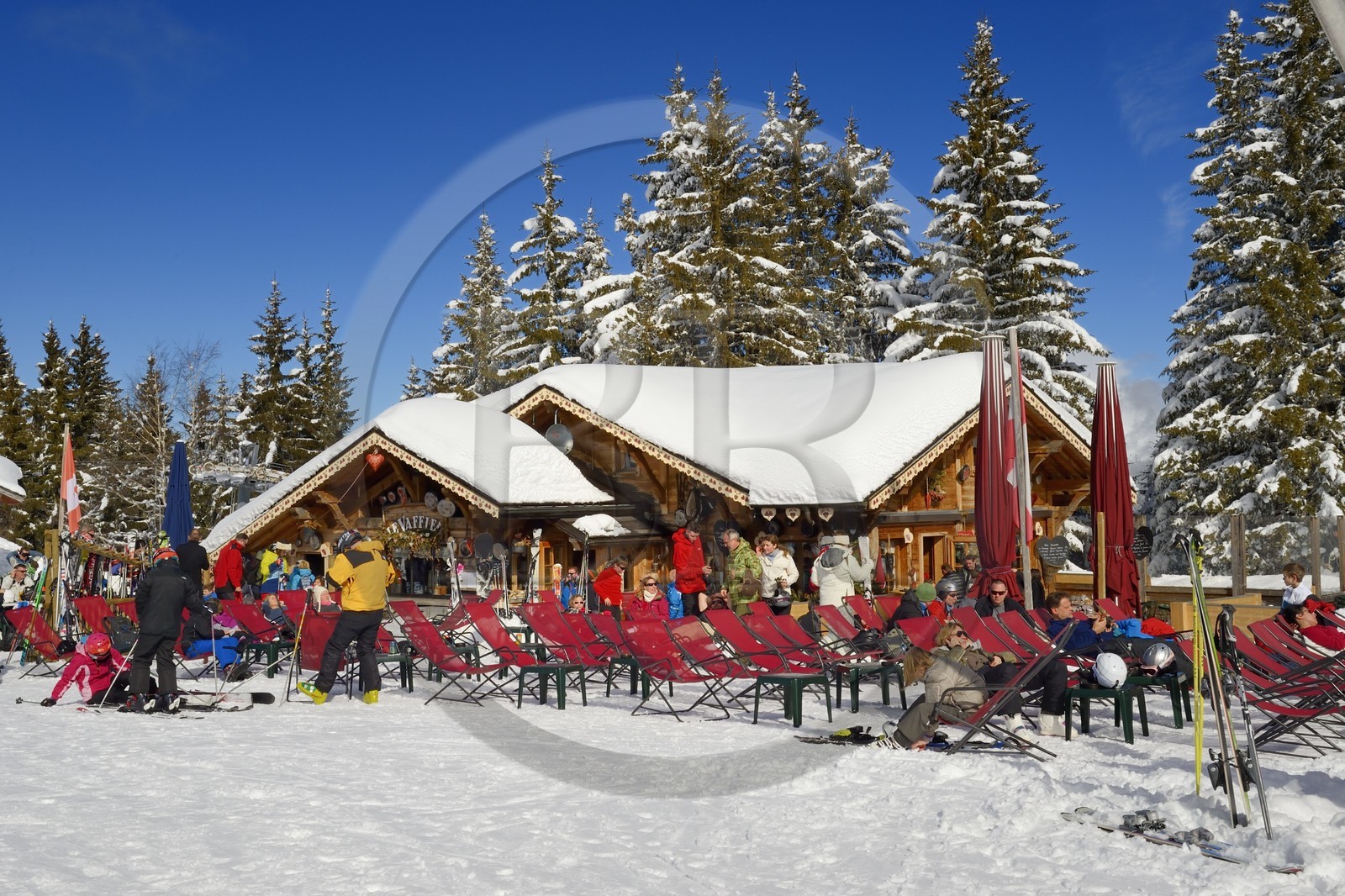France, Haute-Savoie (74), Morzine, la vallée d'Aulps, massif du Chablais, domaine skiable des Portes du Soleil,