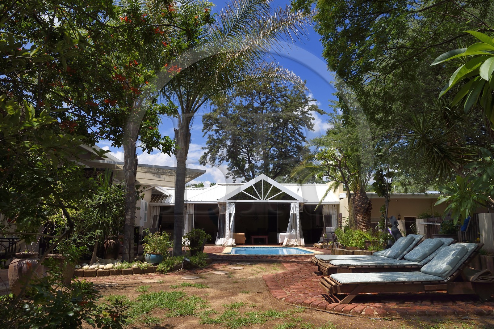 Namibie, région de Khomas, Windhoek, Londiningi Guest House