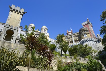 Portugal, région de Lisbonne, Sintra, le Palais national de Pena (Palacio Nacional da Pena), classé Patrimoine Mondial de l'UNESCO