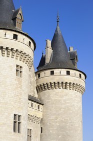 France, Loiret, Loire Valley listed as World Heritage by UNESCO, Sully sur Loire, Chateau de Sully sur Loire, compulsory mention : Chateaux de Sully sur Loire, property of the Loiret Departement