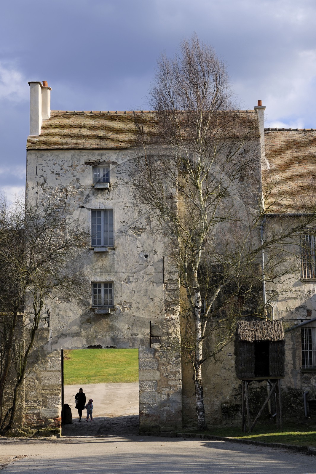 France, Yvelines (78), Saint-Cyr-l'Ecole, la ferme de Gally sur le Domaine de Versailles