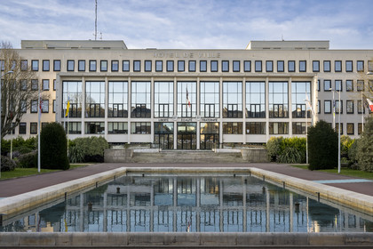France, Loire-Atlantique (44), Saint-Nazaire, l'Hotel de Ville datant de la Reconstruction