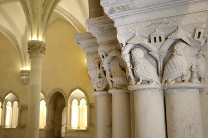 France, Marne (51), Reims, musée Saint-Remi dans l'ancienne abbaye royale Saint-Remi, la salle capitulaire, classée Patrimoine Mondial de l'UNESCO