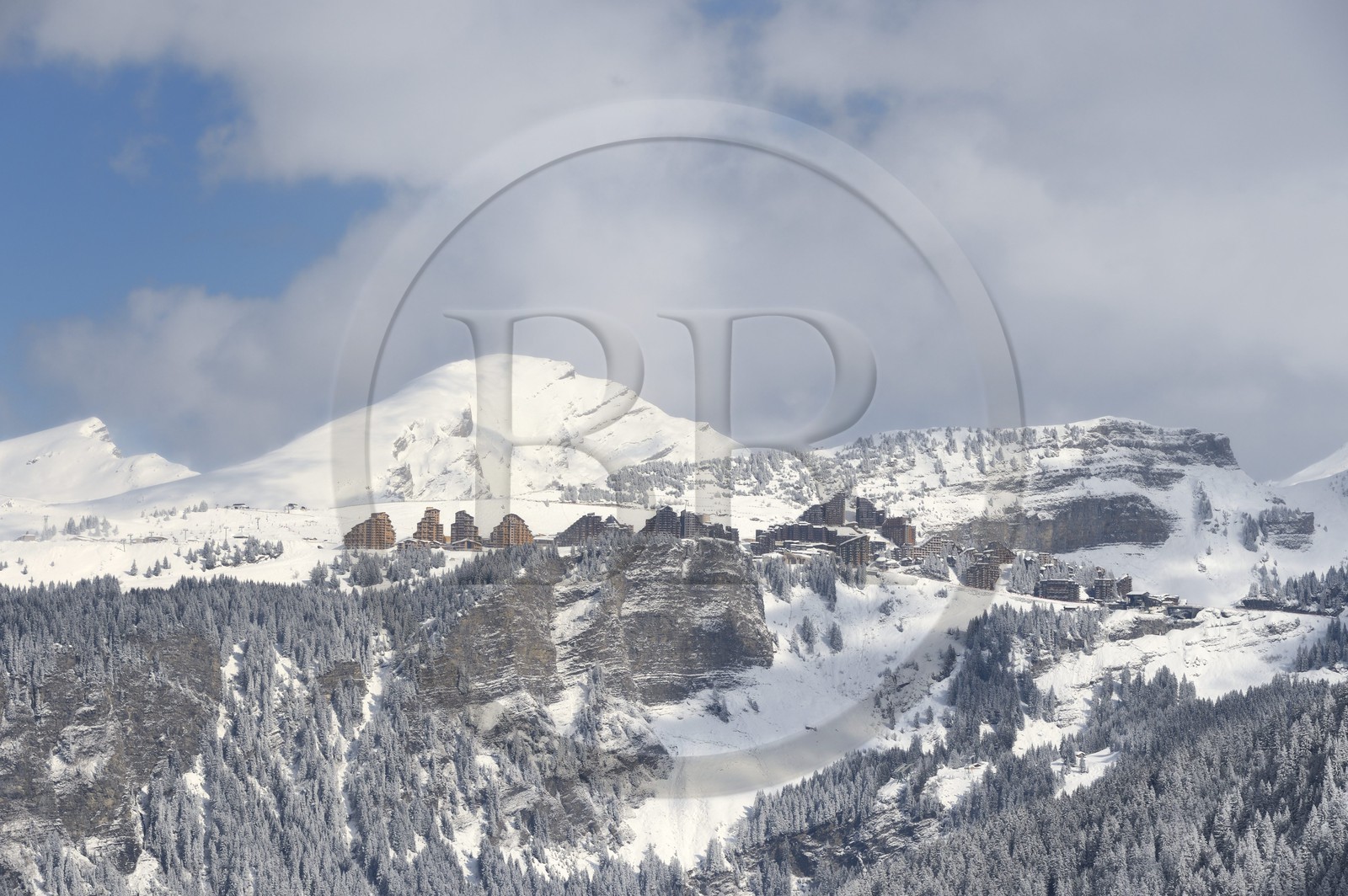 France, Haute-Savoie (74), Avoriaz sur les hauteurs de Morzine
