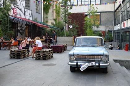 Georgia, Tbilisi, Fabrika hotel cafe