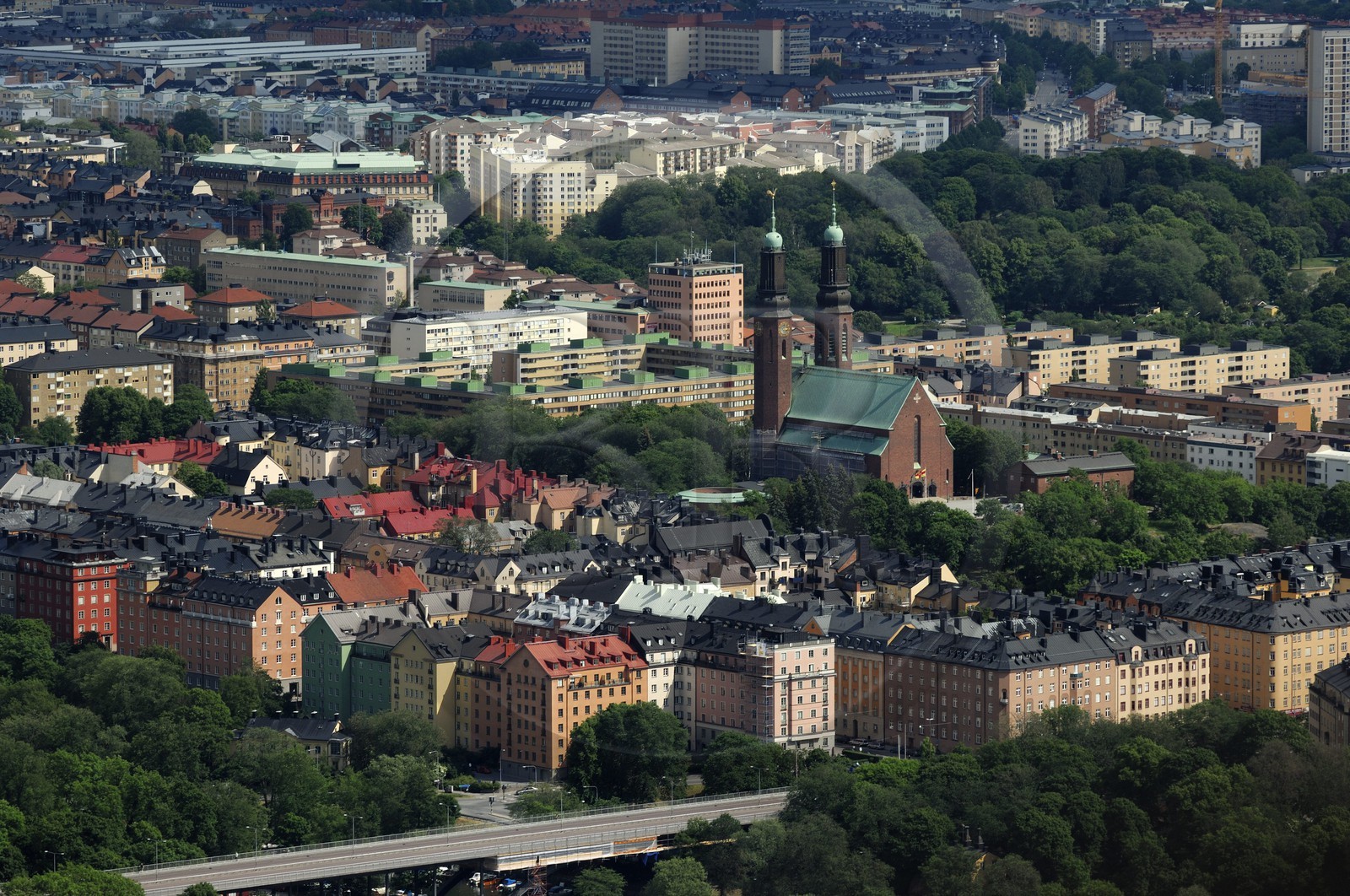 Suède, Stockholm (vue aérienne)