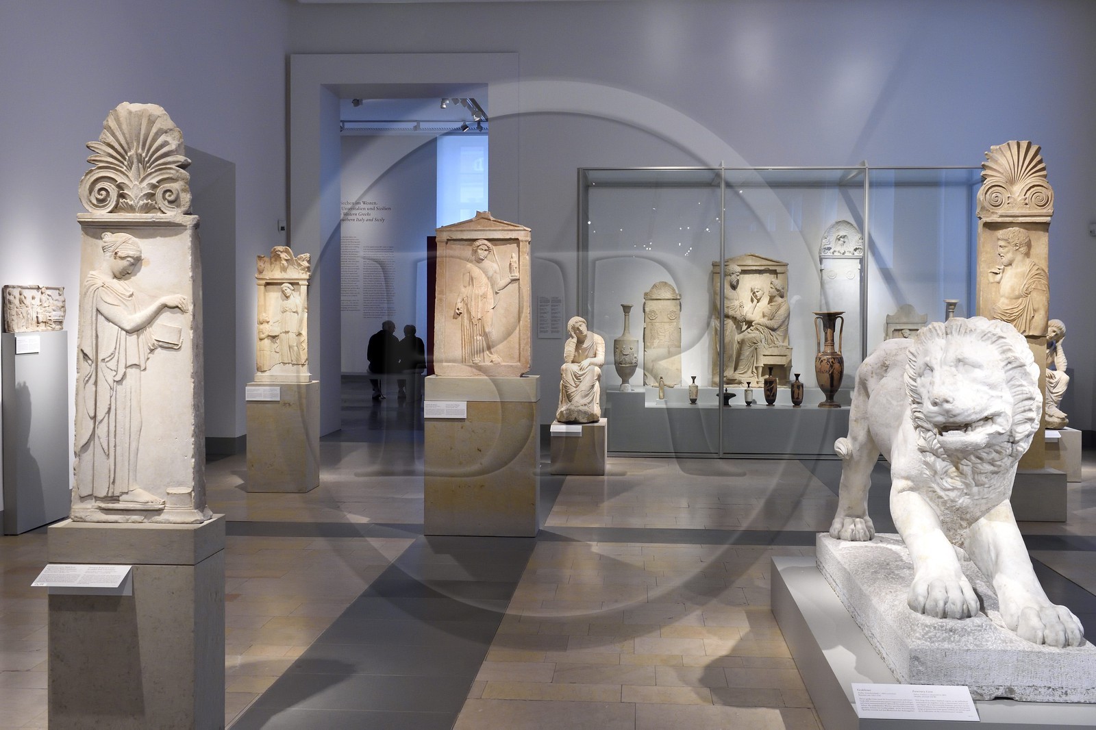 Allemagne, Berlin, l'Ile aux musées, classée Patrimoine Mondial de l'UNESCO, Altes Museum abritant une collection d'oeuvres antiques