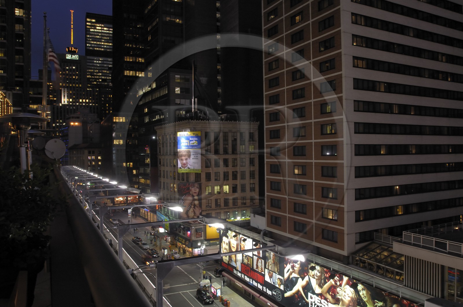 Etats-Unis, New York, Manhattan, Brodway au nord de Times Square