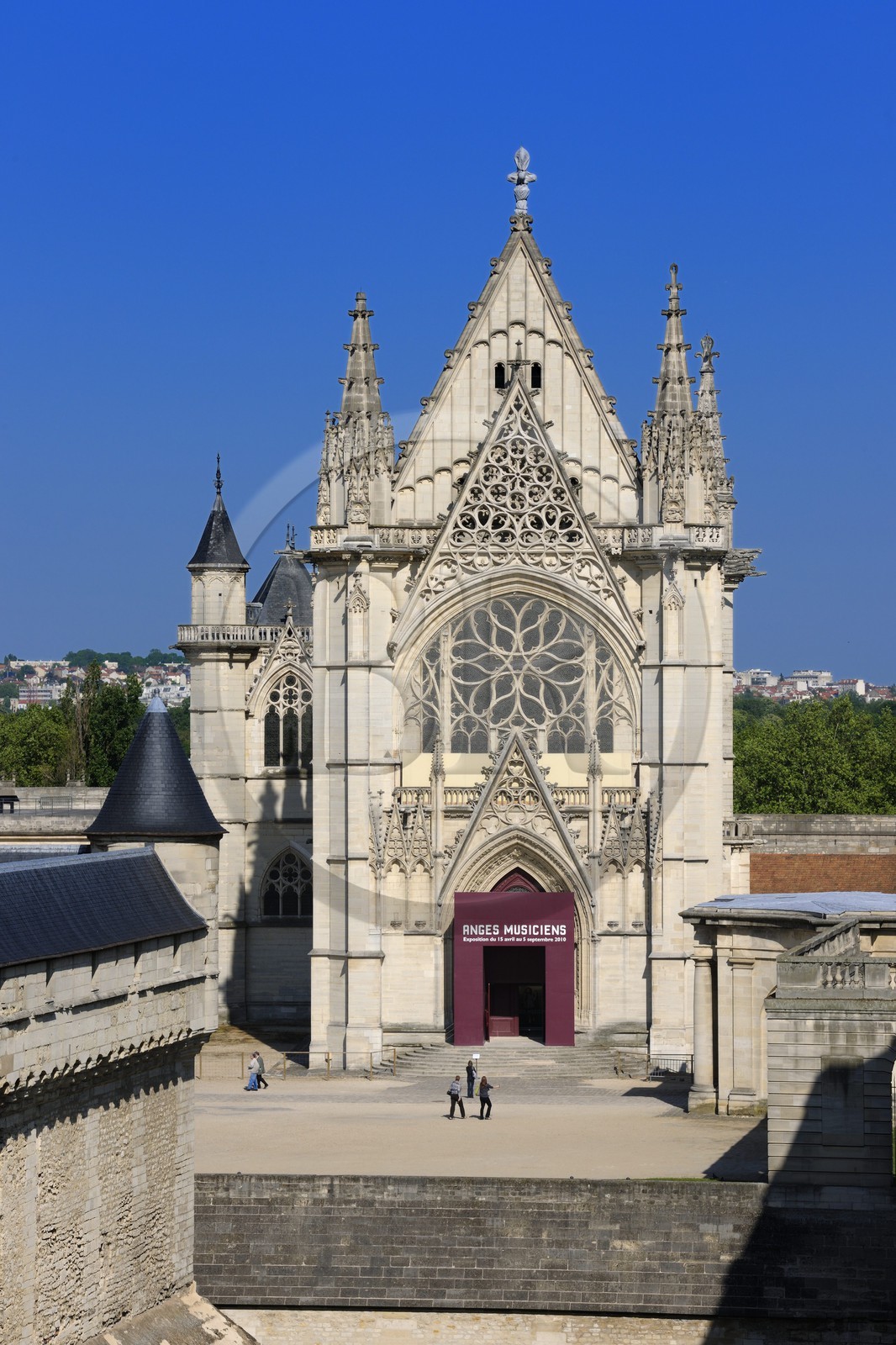 France, Val-de-Marne (94), Vincennes, le château de Vincennes, la Sainte Chapelle