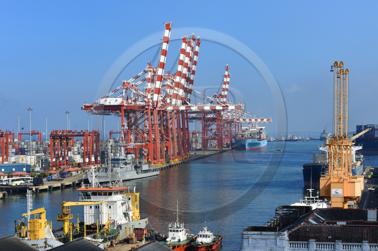 Sri Lanka, Western Province, Colombo District, Colombo, the commercial port