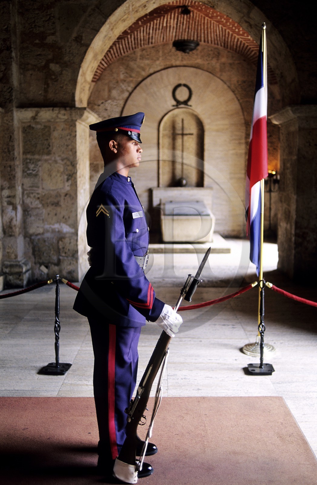 République Dominicaine, Saint-Domingue (Santo Domingo), panthéon national, garde national
