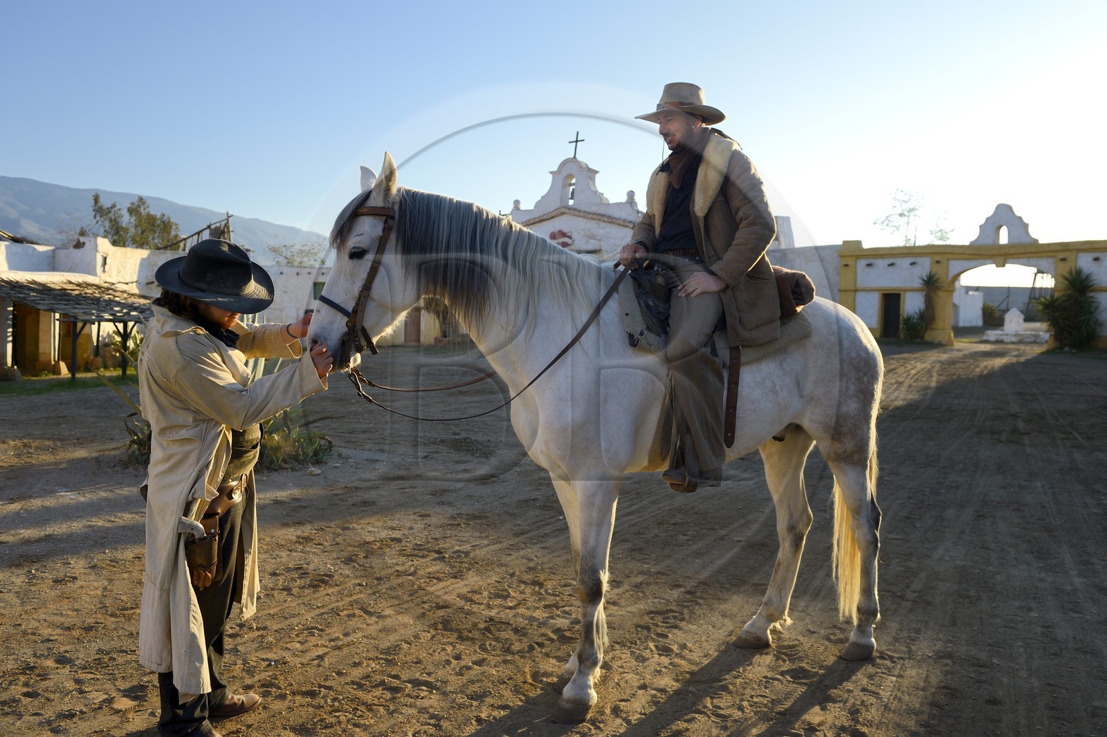 Espagne, Andalousie, province de Almeria, désert de Tabernas, parc d'attraction Fort Bravo Texas Hollywood, c'est ici que fut tourné les 7 Mercenaires de John Sturges mais aussi Les Pétroleuses de Christian-Jaque et Pour Une Poignée de Dollars de Sergio Leone