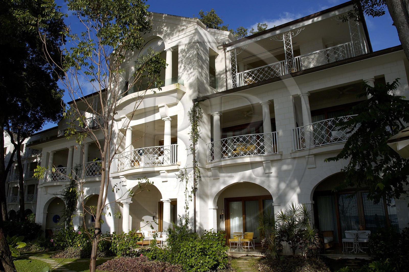 Caraïbes, île de la Barbade, plage de l' hôtel de luxe Sandy Lane
